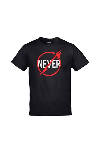 Orijin Tekstil Μπλουζάκι Unisex Black Metallica Never Printed