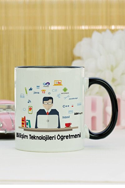 Hediyelen كوب مطبوع لمعلم تكنولوجيا المعلومات