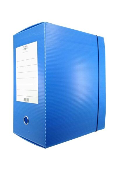 Temel Arşiv Ve Proje Kutusu 29x36x20cm Mavi 1 Adet