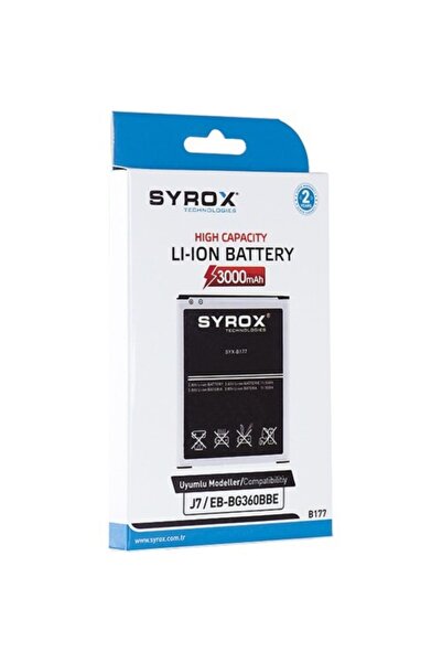 Syrox Samsung Galaxy J7 J700 / J7 Core J701 Batarya 3000 Mah B177
