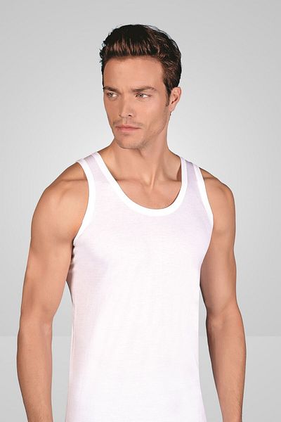 Berrak Ανδρικό εσώρουχο White Summer Modal σετ 6 τεμαχίων