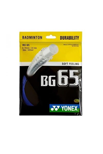YONEX Bg 65 Badminton Kordajı 0.70 mm / 10m - Mavi