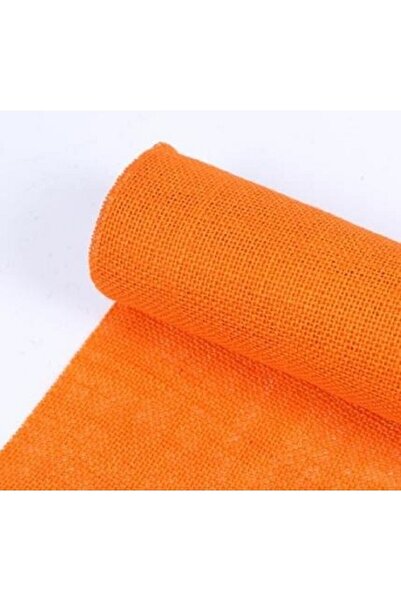 E Elmas قماش الجوت البرتقالي 100 سم × 100 سم