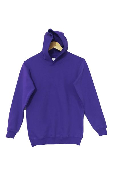 Raf Coll Hanorac mov cu glugă pentru copii unisex