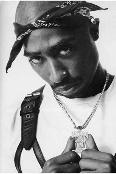 hediyeniburadabul Διακόσμηση Σπιτιού – Tupac Respect / Ξύλινος Πίνακας 20x30