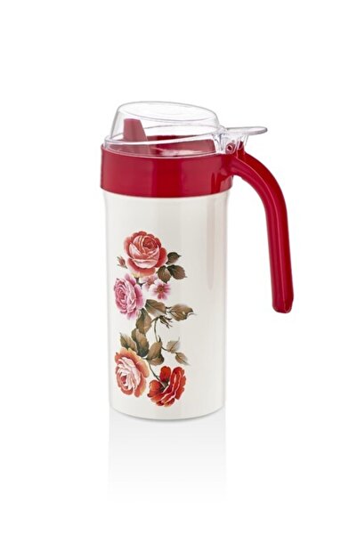 Cosiness وعاء زيت صغير الحجم منقوش بسعة 0.7 لتر مع غطاء