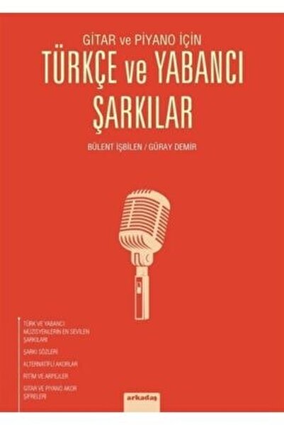 arkadas yayinlari gitar ve piyano icin turkce ve yabanci sarkilar fiyati yorumlari trendyol