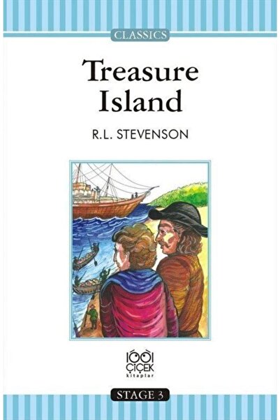 1001 Çiçek Kitaplar Treasure Island / Stage 3 Books