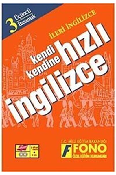 Fono Yayınları Kendi Kendine Hızlı Ingilizce 3. Basamak (2 Kitap+2 Cd)