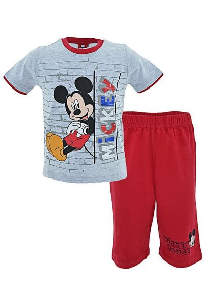 MICKEY Set de trening Mickey Mouse cu licență Disney, gri și roșu, 9549