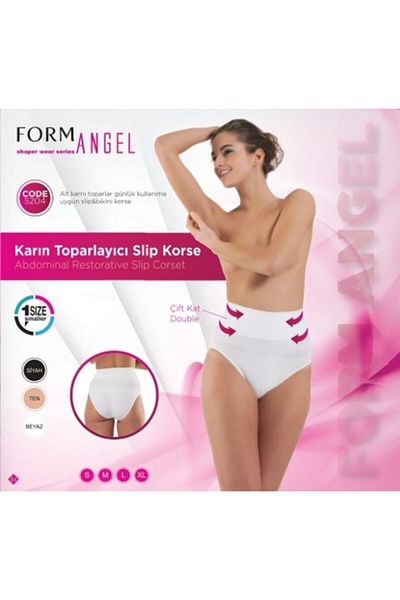 Form Angel Black Abdominal Strengthening Slip Panties Corset