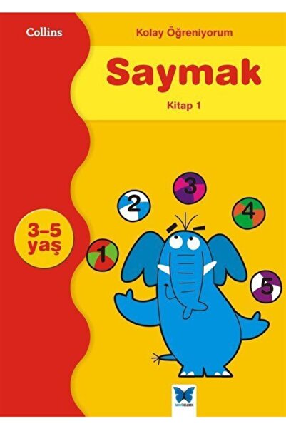 Mavi Kelebek Yayınları Kolay Öğreniyorum Saymak Kitap 1