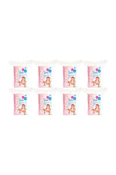 İpek Baby Cleaning Cotton 60pcs 100% Pure Cotton 8 Pieces