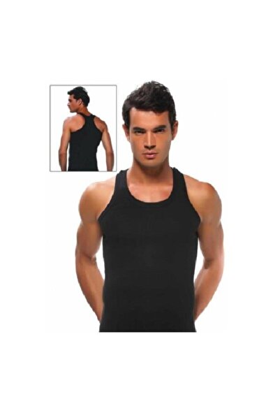 GÜMÜŞ Ανδρικό μαύρο αθλητικό εσώρουχο Ribana 6 τεμαχίων