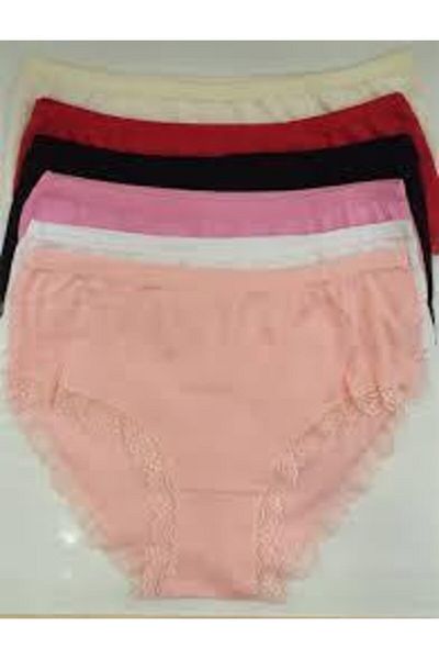 Tutku Women's Multicolored Panties 6 Pack