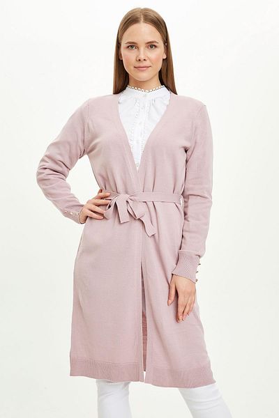 DeFacto Degaje Collar Relax Fit Knitwear Cardigan