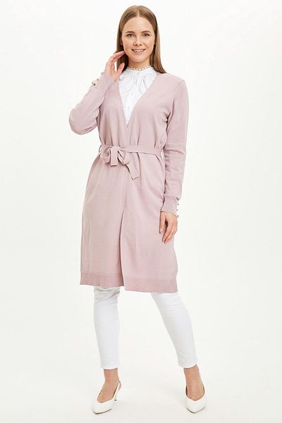 DeFacto Degaje Collar Relax Fit Knitwear Cardigan