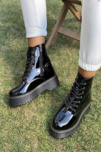 İnan Ayakkabı KADIN SİYAH RUGAN BOT&BOOTİE&POSTAL KY92500