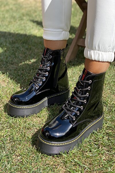 İnan Ayakkabı KADIN SİYAH RUGAN BOT&BOOTİE&POSTAL KY92500