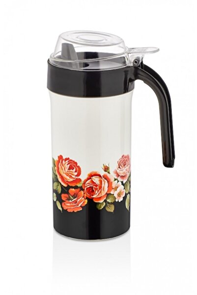 Cosiness Black Small Size Oil Pot with Lid 0.7 lt