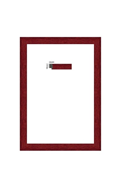 Selçuklu Sanat إطار 25x35 سم الأول الصف 22 مم (اللون: بورجوندي)
