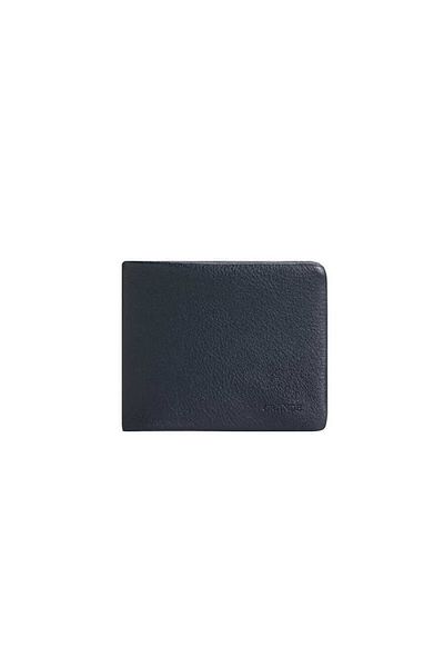 Grande 1592 Model Navy Blue Leather Men's Wallet