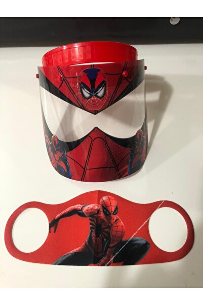 gürbey pazarlama Spıderman Siperlik + Spıderman Maske
