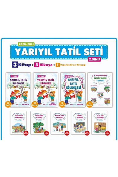 Mavi Deniz Yayınları Mavi Deniz 2. Sınıf Yarıyıl Tatil Seti 2020 - 2021