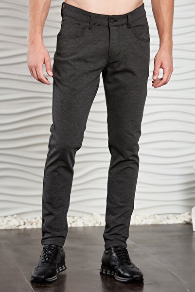 Mondo Erkek Antrasit Beş Cepli Slim Fit Pantolon