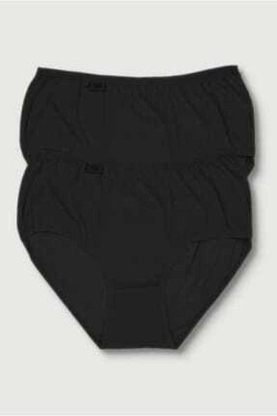 Tutku Chiloți Bato, negri, cu talie groasă, cu elastic, pachet de 6