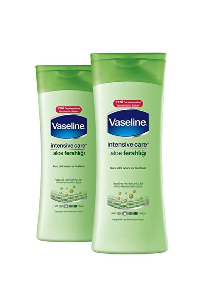 Vaseline لوشن الجسم المنعش بالصبار - 100 مل × 2