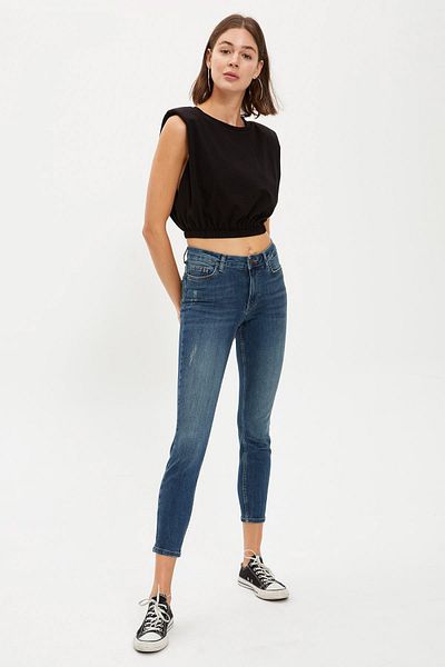 DeFacto Pantaloni de damă, albaștri, spălați Rebeca, S1421AZ20AU