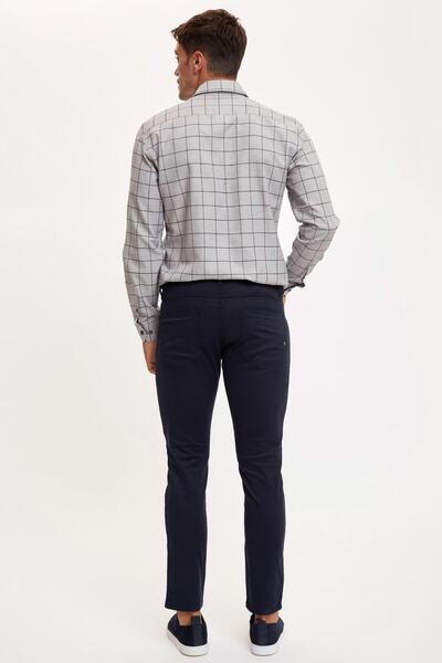 DeFacto Erkek Navy Extra Slim Fit Chino Pantolon S7184AZ20AU