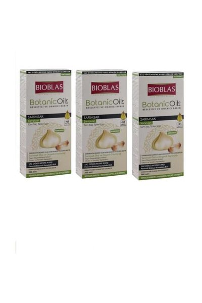 Bioblas Organic Olive Oil and Garlic Extract Detailed Shampoo