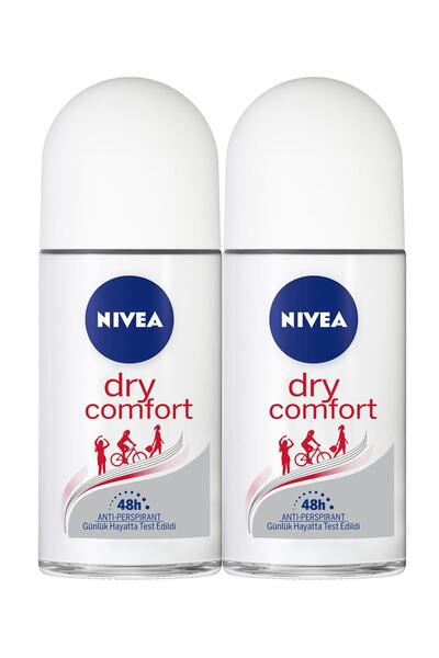 NIVEA Dry Comfort Kadın Deodorant Roll-on 50 Ml 2'li