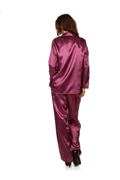 Miorre Long Sleeve Women's Pajama Set Satin