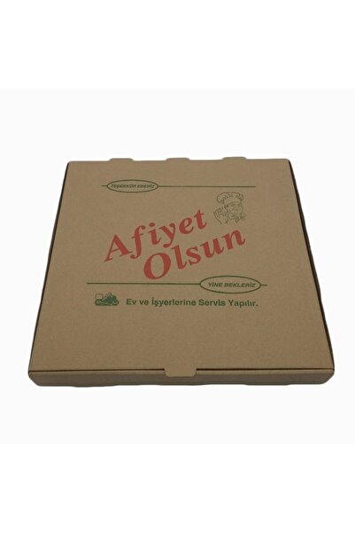 Karataş PACK Pizza Kutusu Kraft -kahverengi 100 Lü. 28x28 Cm.