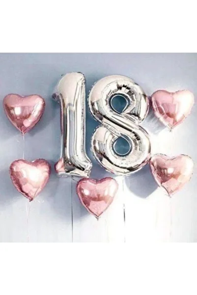 Ekin Süs 18 Years Old Balloon Set