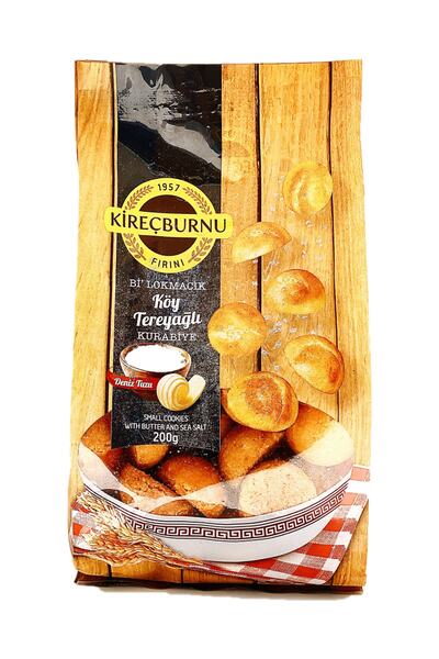 KİREÇBURNU FIRINI Tereyağlı Bi Lokmacık Kurabiye 200 gr X 2 Paket