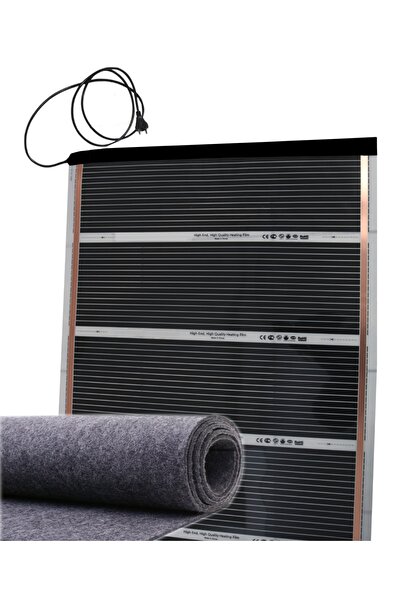 UFUK DAĞITIM 80x250 Keçeli Otomatik Termostatlı Halı Altı Karbon Isıtıcı