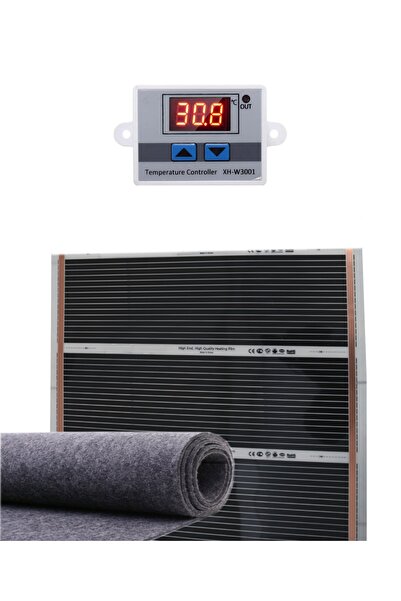 UFUK DAĞITIM 80x225 Keçeli Dijital Termostatlı Halı Altı Karbon Isıtıcı