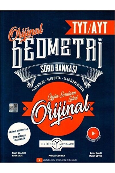 Orijinal Yayınları TYT AYT Orijinal Geometri Soru Bankası / Fatih Dayı / Orij...