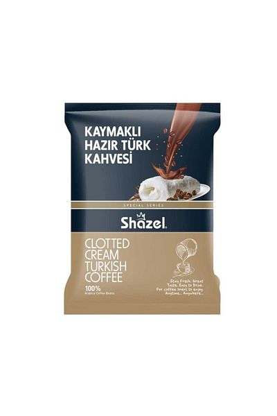 Shazel Instant Turkish Coffee with Kaymak 100 gr 6 Packs