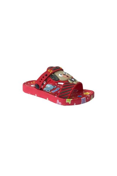 GEZER 12539 Red Children's Non-Slip Pool/Sea Slippers Sandals