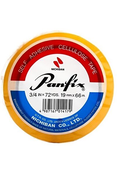 Panfix 8 Li Metal Box Cellophane Tape (Bureau Band)- 19mm X 66Meter