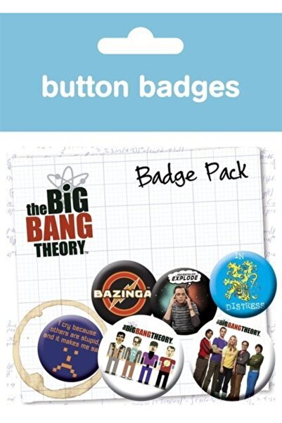 GB EYE Rozet Seti - The Big Bang Theory Character Icons