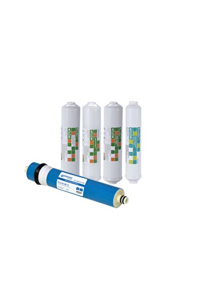 Genel Markalar Aquames Su Arıtma Cihazları 12" Inline Çubuklu 5'li Filtre Set...