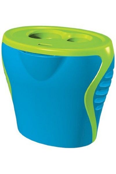 Maped Boogy Double Hole Pencil Sharpener with Box (Blue-Green Color)