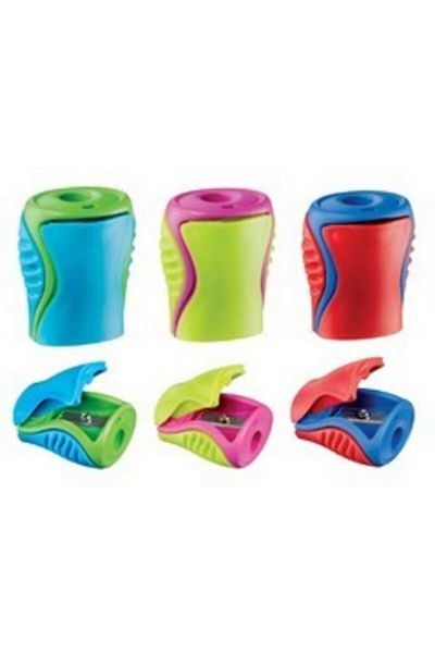 Maped Boogy Single Hole New Pencil Sharpener (Red-Blue Color)