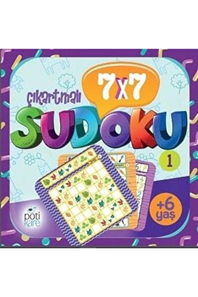 Genel Markalar 7 X 7 Sudoku - 1 (ÇIKARTMALI)